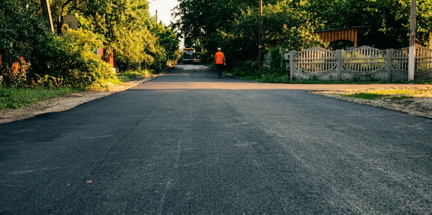 Асфальтування дороги в приватному секторі